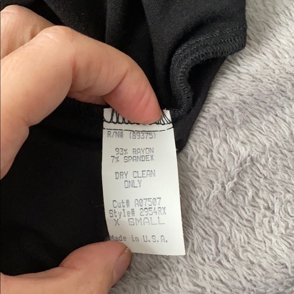 Sky Rhinestone Embellished Black Mini Dress XS - Picture 3 of 6